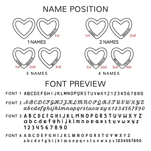 Custom Engraved Bracelet for Grandma – Personalized Names Gift