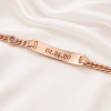 Personalized Baby Bracelet with Name and Birthstone