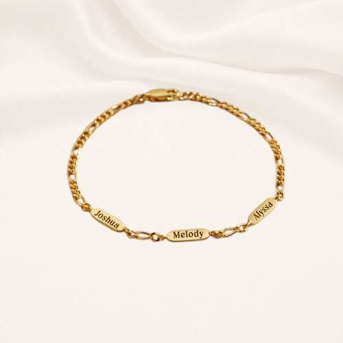 Mom Bracelet With Kids Name Personalized mom bracelet with engraved kids names