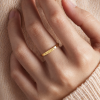 Mom wearing personalized pet name ring