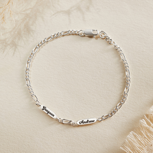 Mom Bracelet With Kids Name