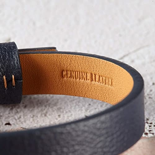 71fvdDFv9EL._SY500_.jpg Coordinate Bracelet - Leather & Sterling Silver GPS Location Band