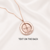 Coordinates Necklace in Rose Gold Coordinates Necklace in Rose Gold