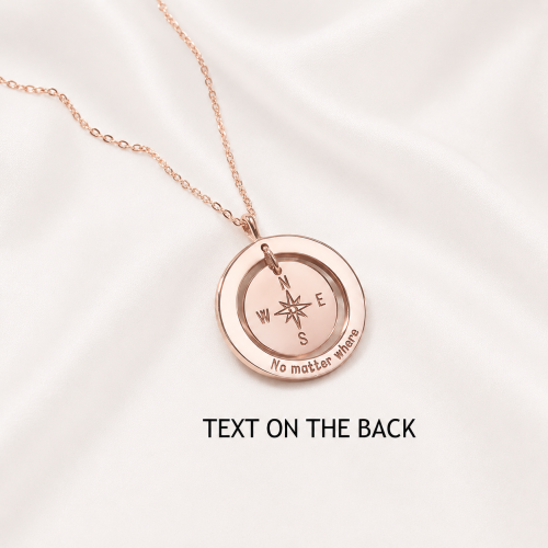Coordinates Necklace in Rose Gold Coordinates Necklace in Rose Gold