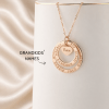 Grandma Necklace With Kids Names- Interlocking Rings