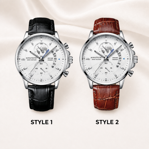 Handwriting engraved watch with custom message-Styles