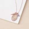 data-18.jpg Personalized fingerprint necklace with birthstone in silver, gold, and rose gold by Keevola