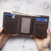 Personalized Leather Wallet – Engraved Trifold Gift for Him