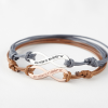 Coordinate Bracelet – Infinity Charm With Your GPS Location