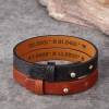 data-67.jpg Coordinates Hidden Engraved Leather Bracelet, Anniversary Gift for Him