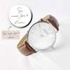 Engraved Watch for Groom - Handwriting Keepsake Wedding Gift