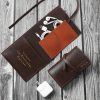 Personalized Leather Tech Case – Engraved Cable & Charger Organizer