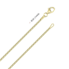 Box chain gold plated