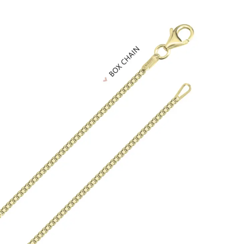Box chain gold plated